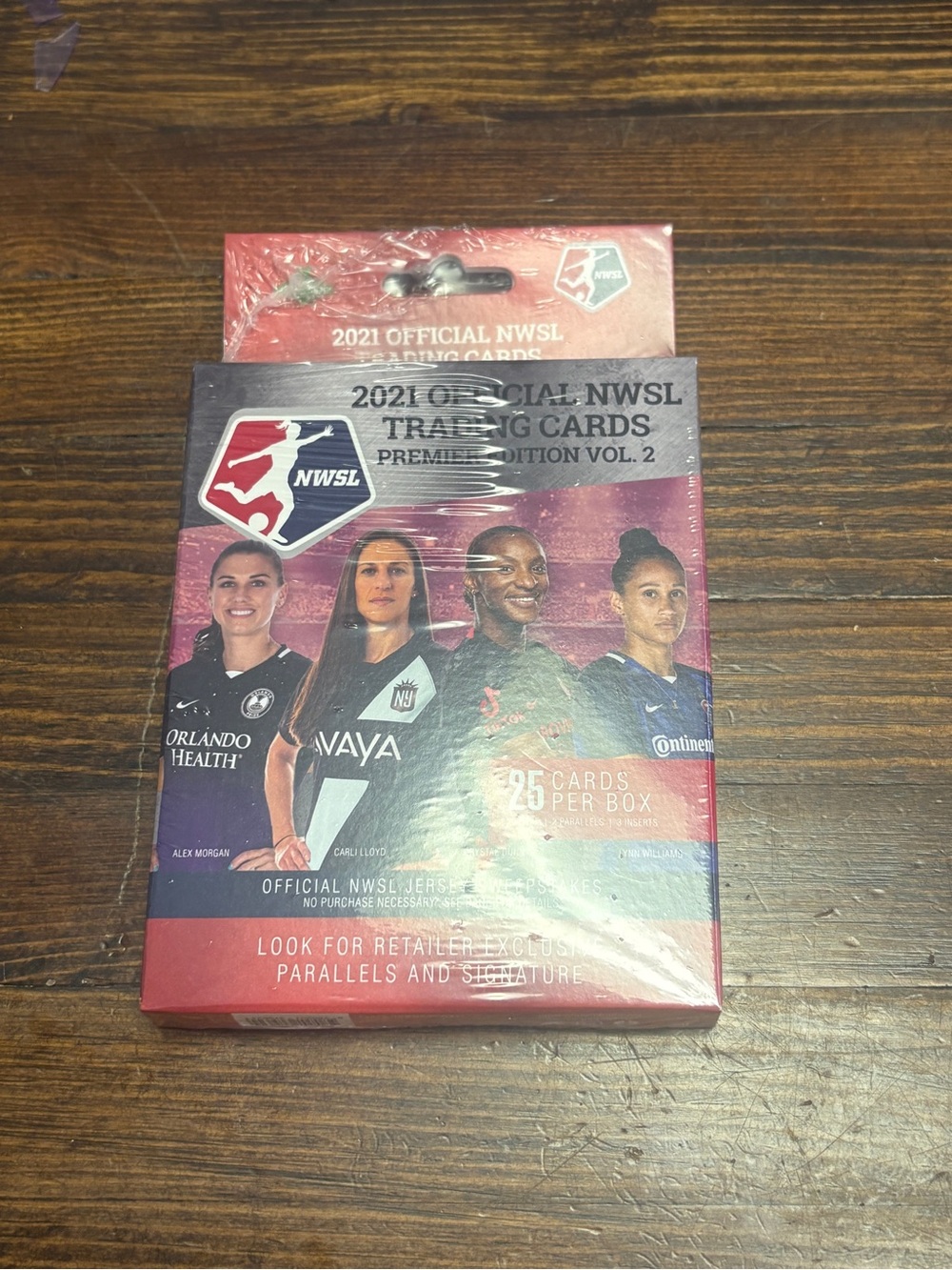 2021 Parkside NWSL women’s soccer 25 card box